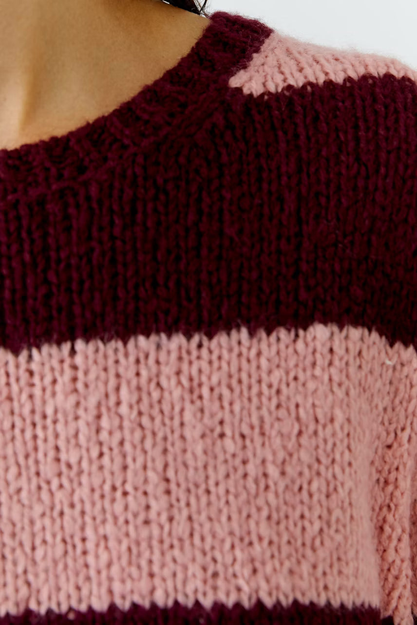 OUI ESMY pullover - darkred red
