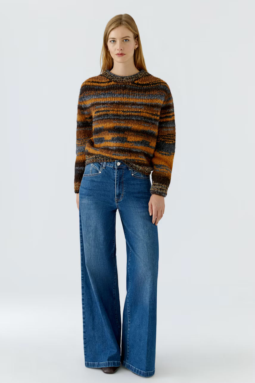 OUI pullover - darkbrown camel