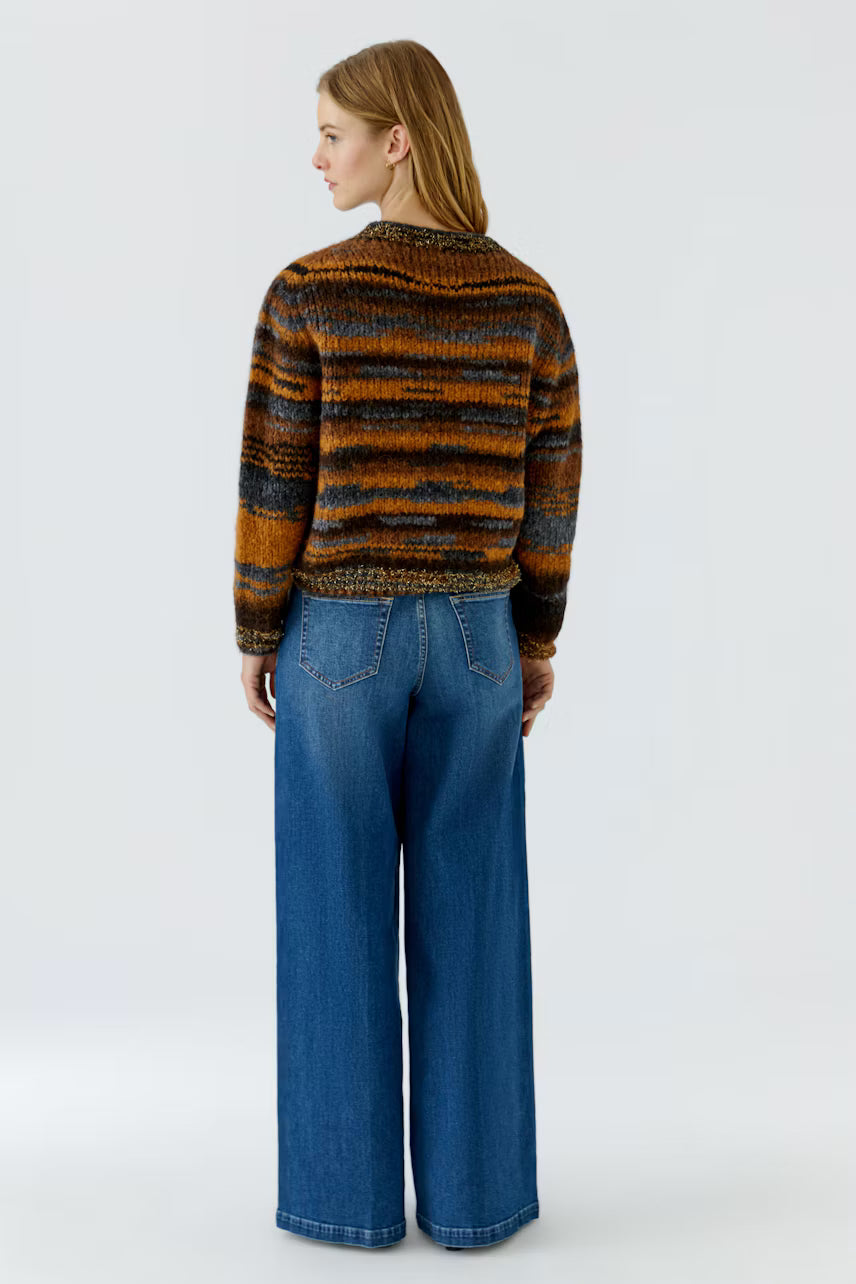 OUI pullover - darkbrown camel