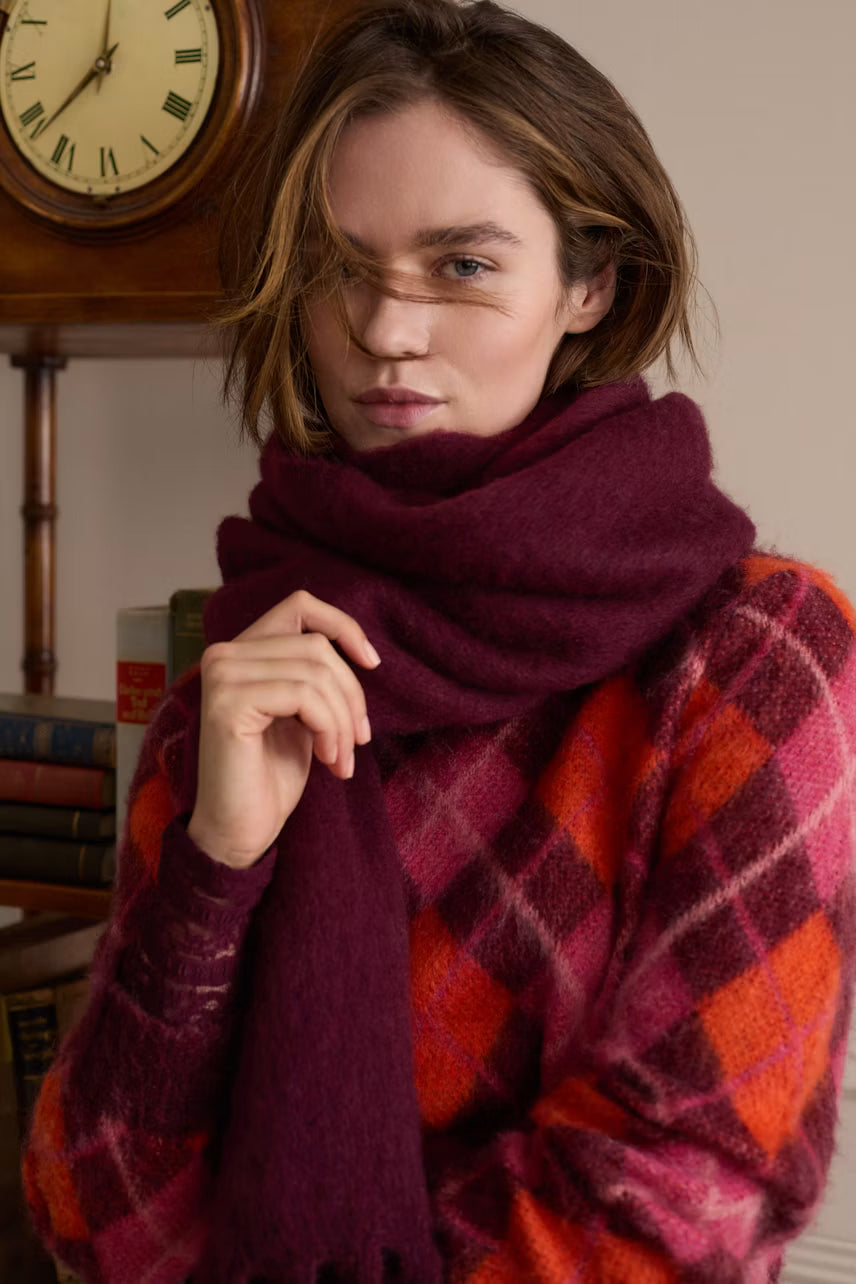 OUI Pullover - darkred red