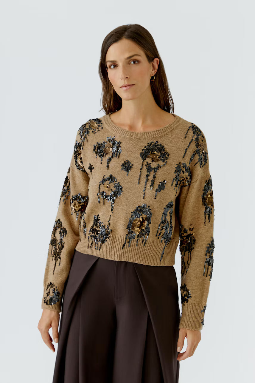 OUI pullover - camel