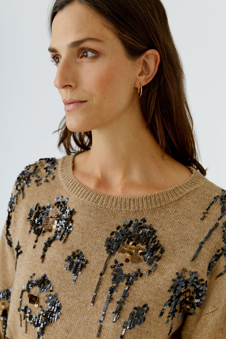 OUI pullover - camel