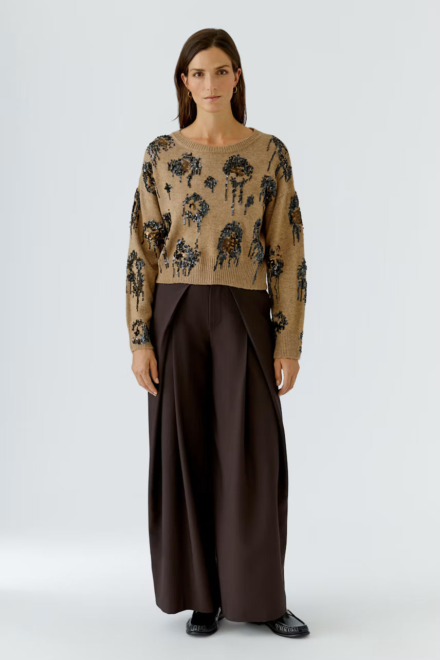 OUI pullover - camel