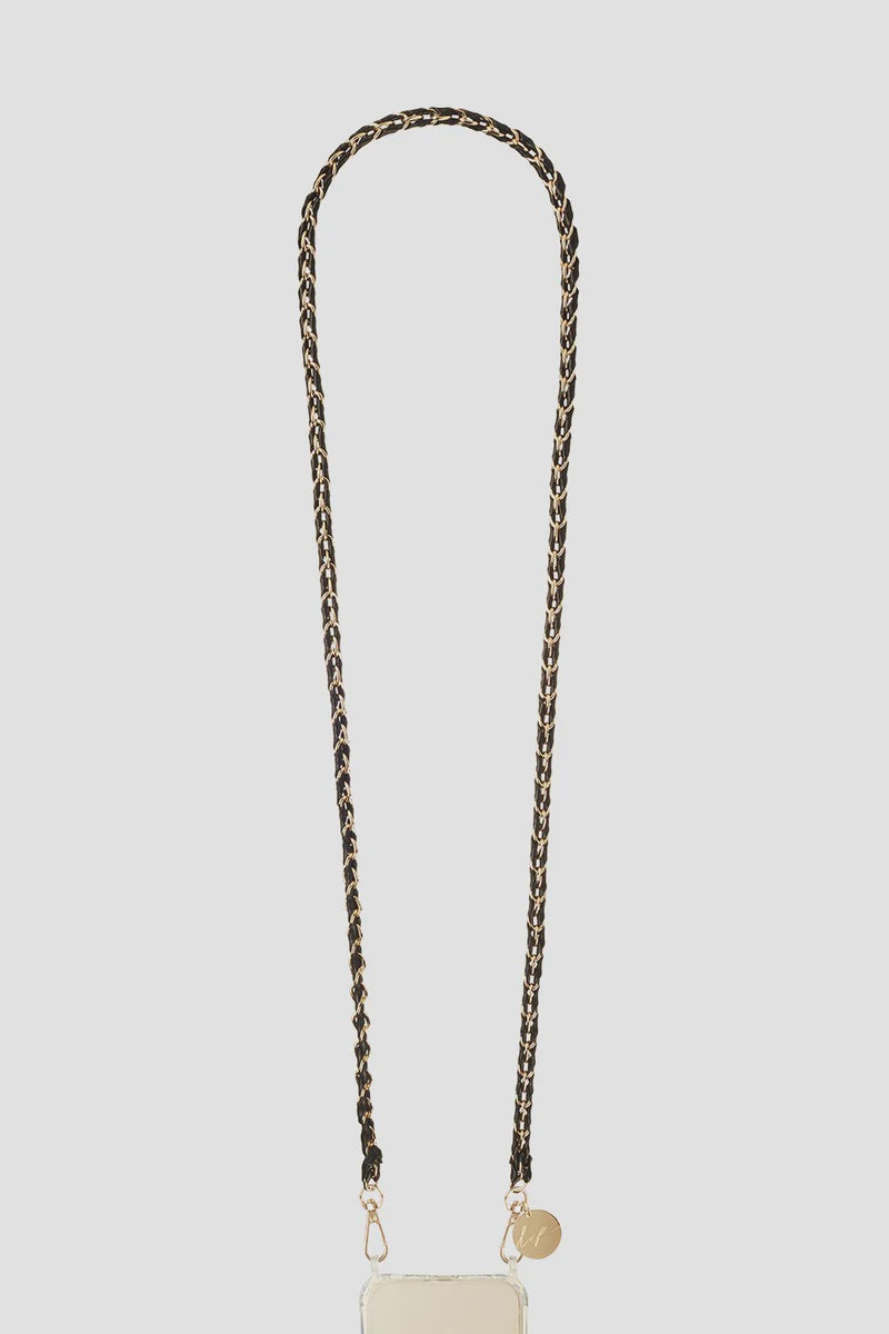 La Coque Francaise LONG LOU CHAIN BLACK 120 CM