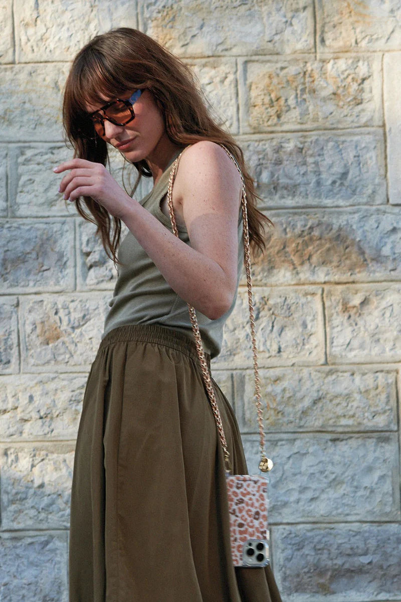 La Coque Francaise LOU CAMEL LONG CHAIN 120 CM