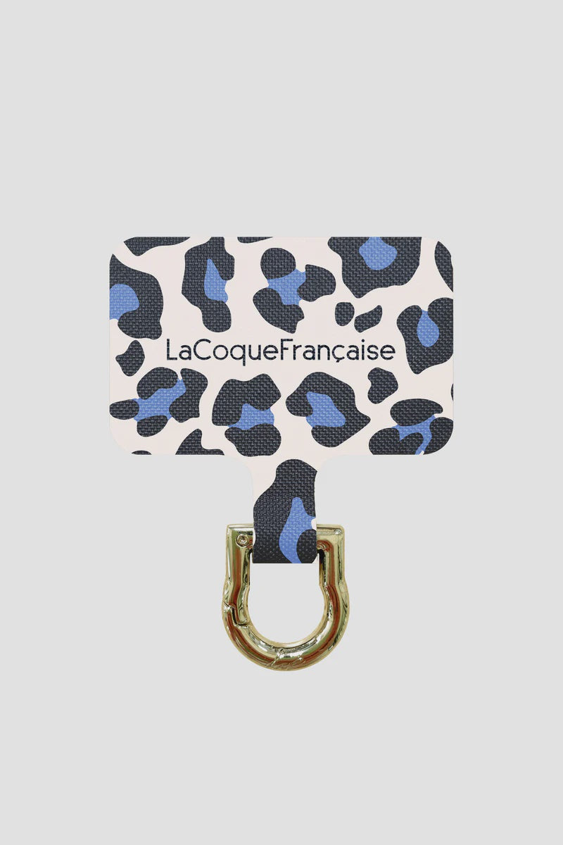 La Coque Francaise CUSTOM ADAPTER LEOPARD BEIGE AND BLUE