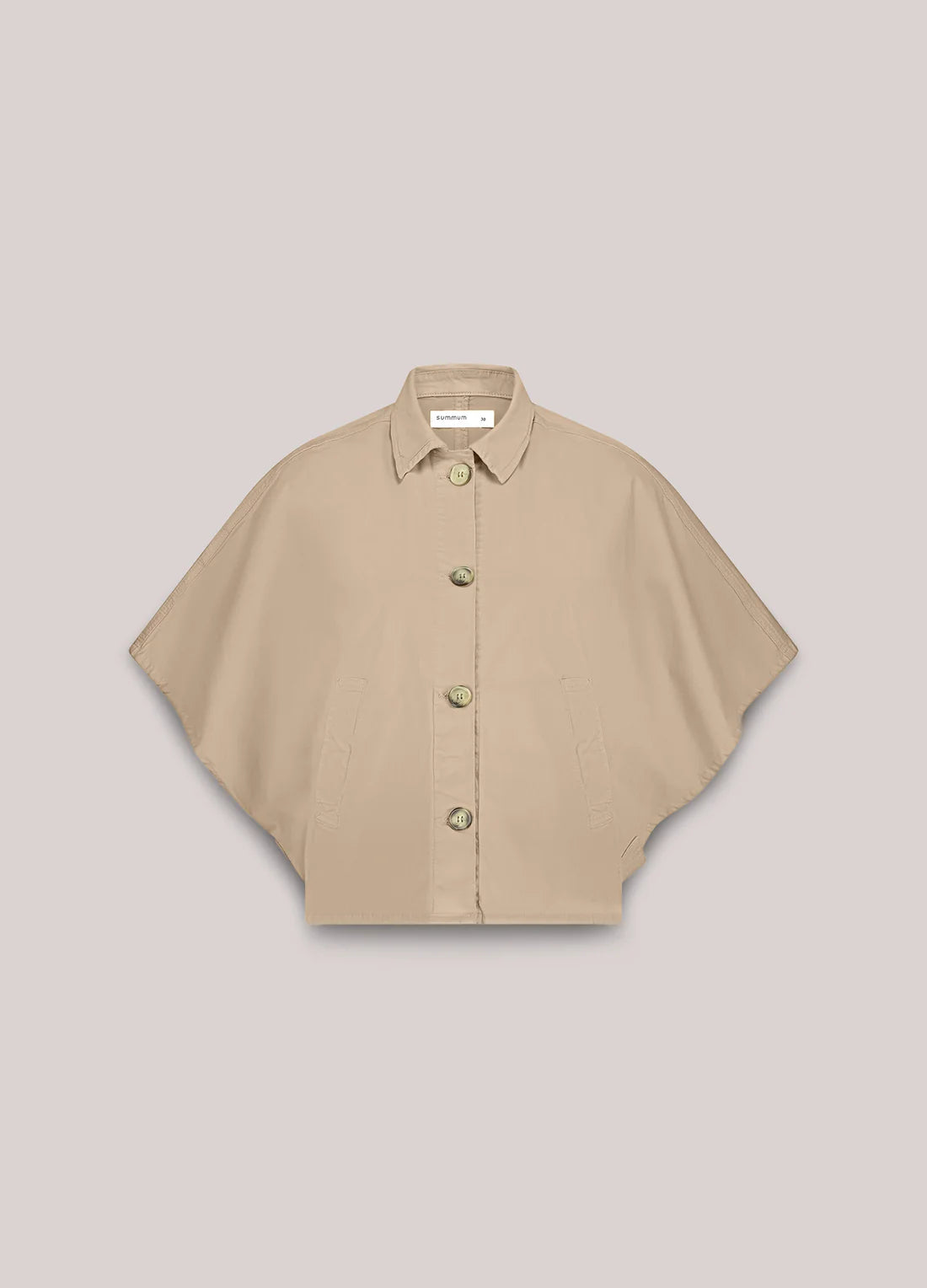 Summum Cape in crispy cotton
