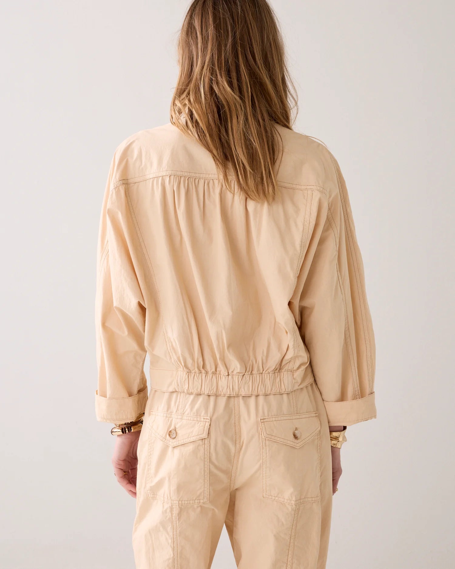 Summum Transitional jacket in crispy cotton