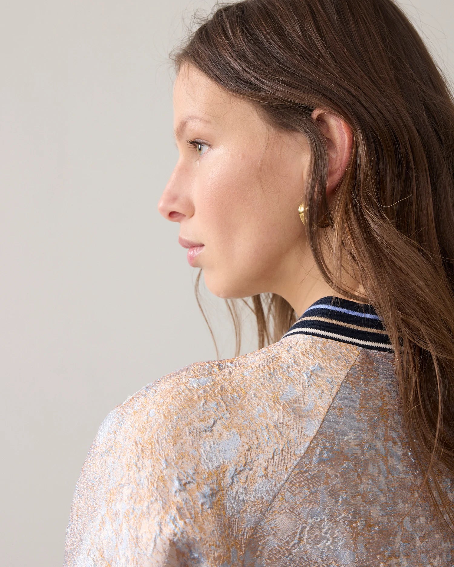 Summum Bomber jacket in jacquard fabric