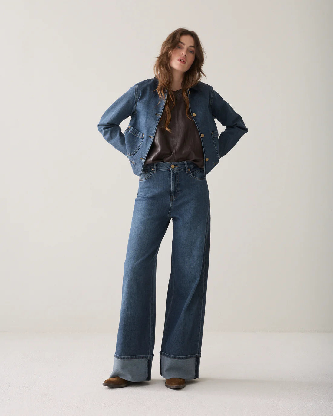 Summum Cropped denim jacket