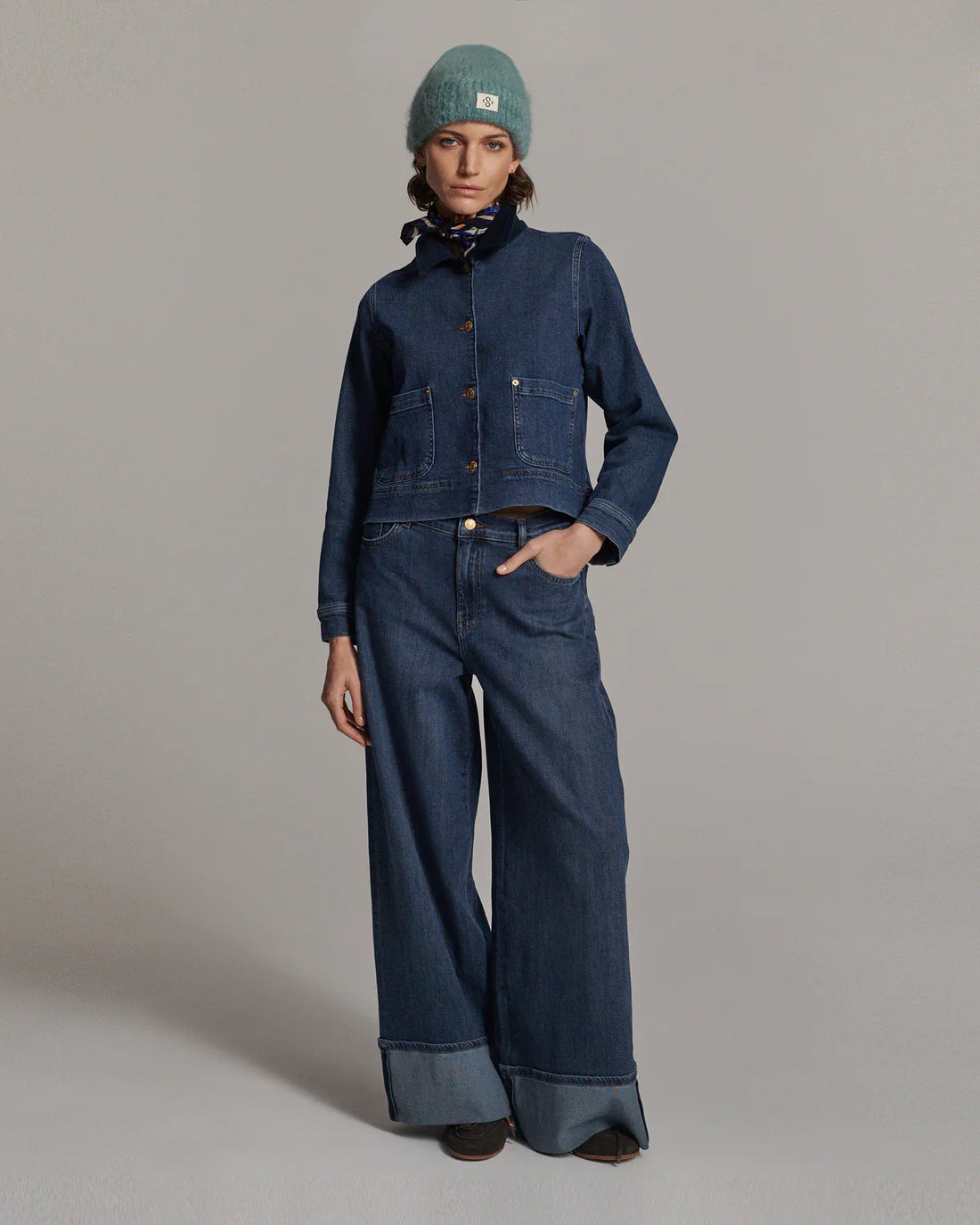 Summum Cropped denim jacket