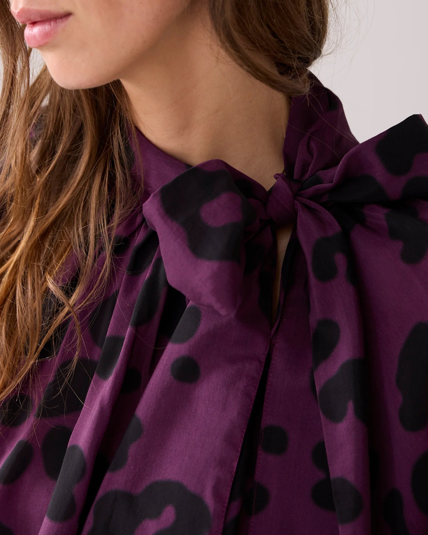 Summum Bowtie top with print