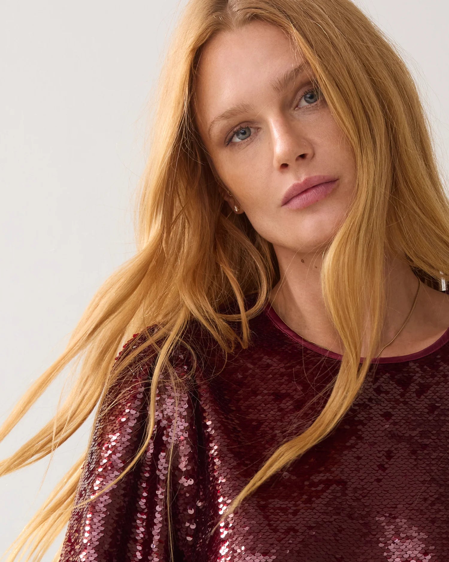 Summum Top in sequin fabric