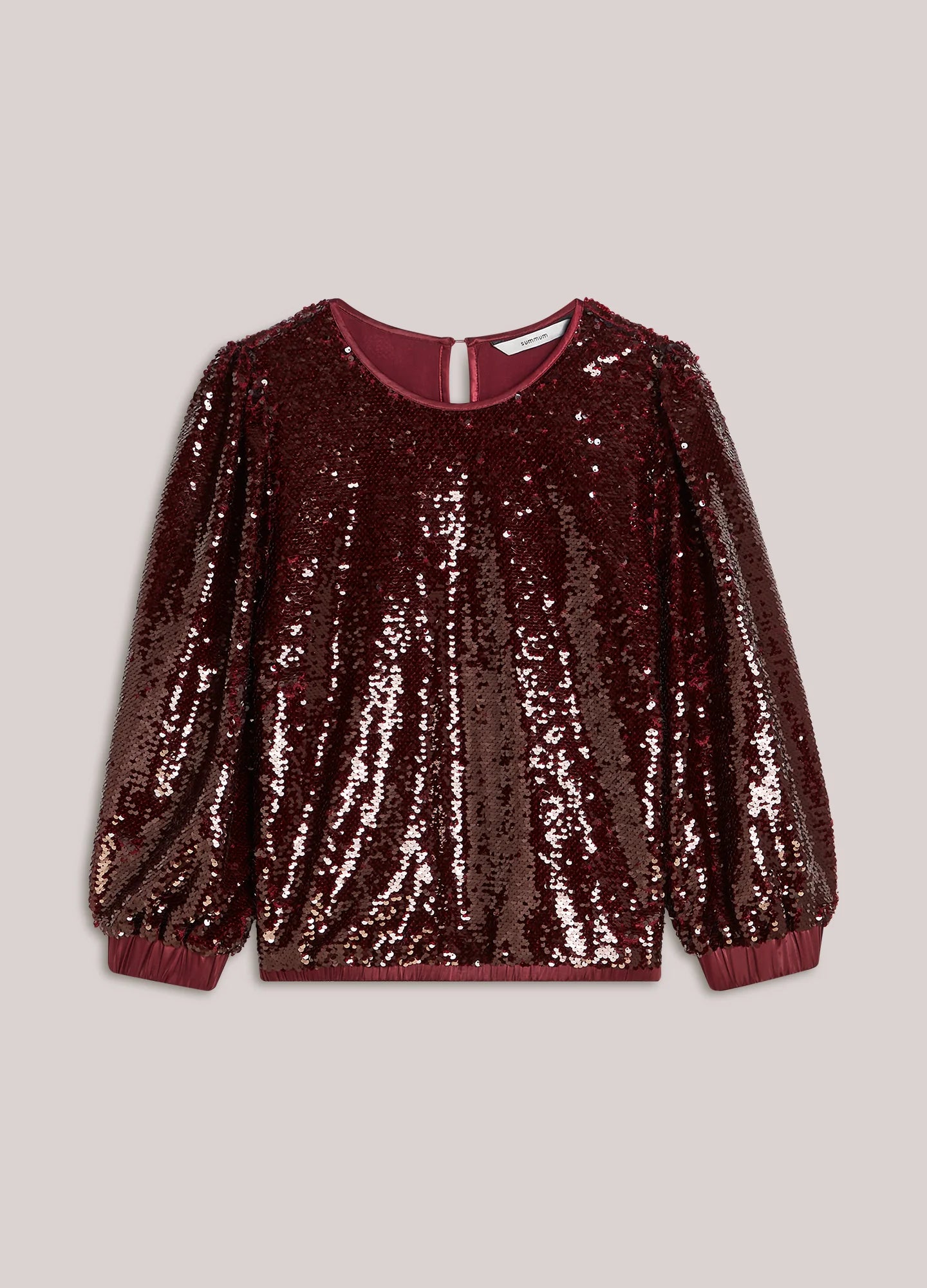 Summum Top in sequin fabric
