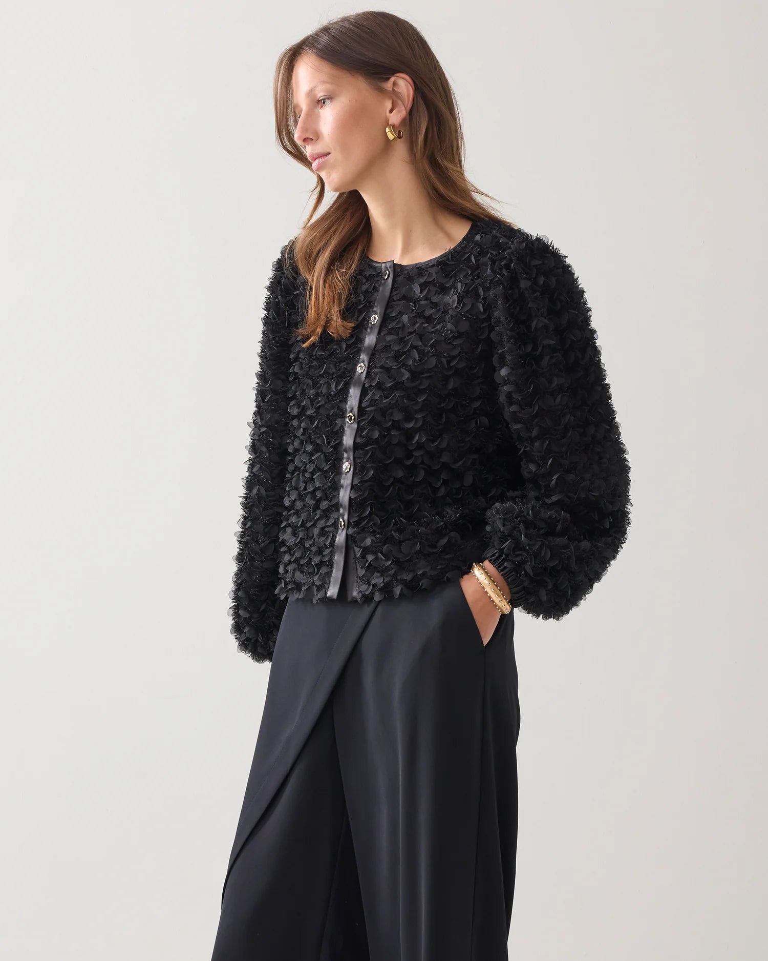 Summum Fluffy boxy jacket