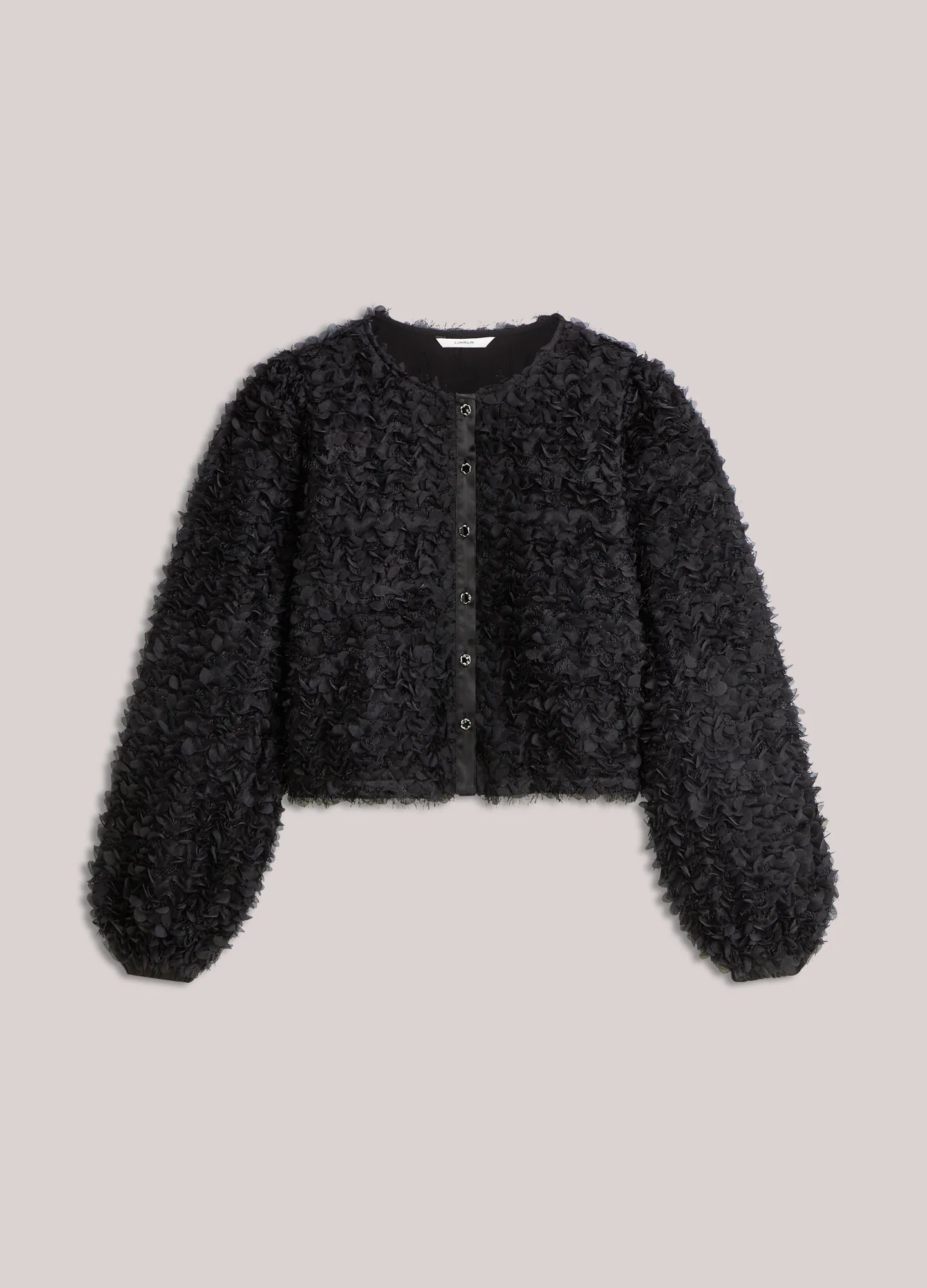 Summum Fluffy boxy jacket