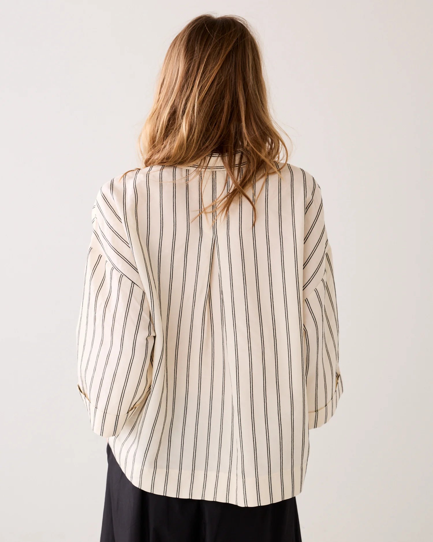 Summum Top with chenille stripes