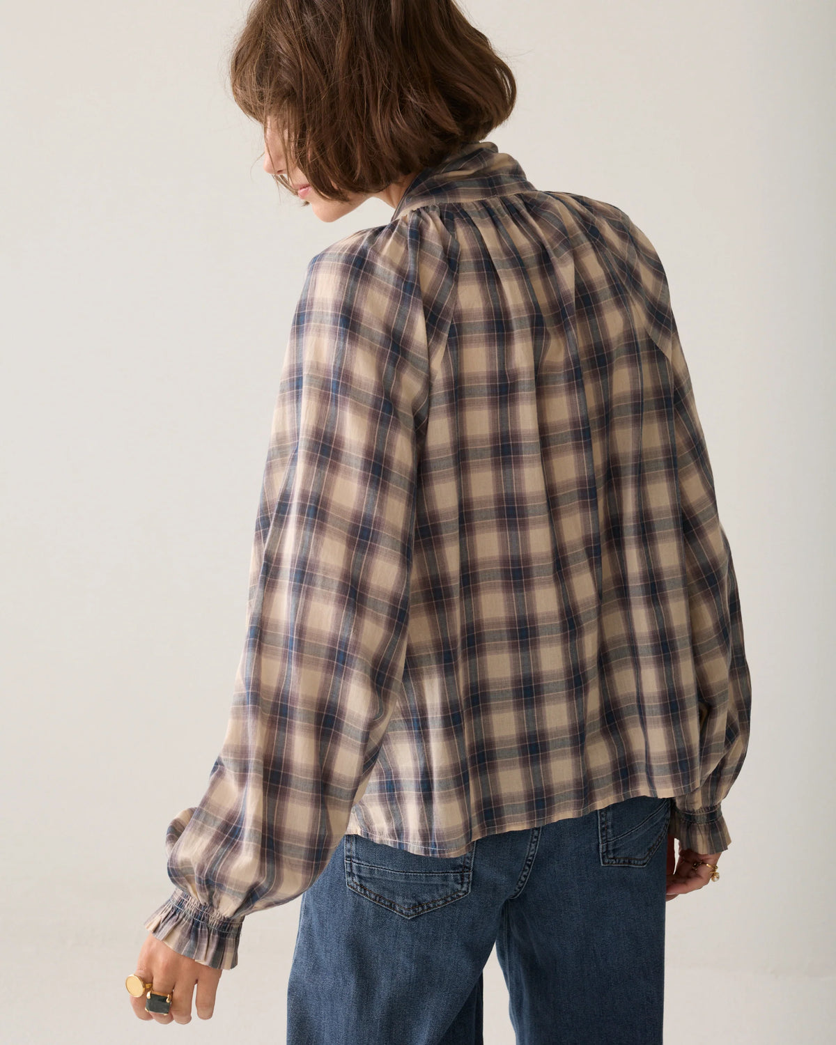 Summum Cotton top with a bow