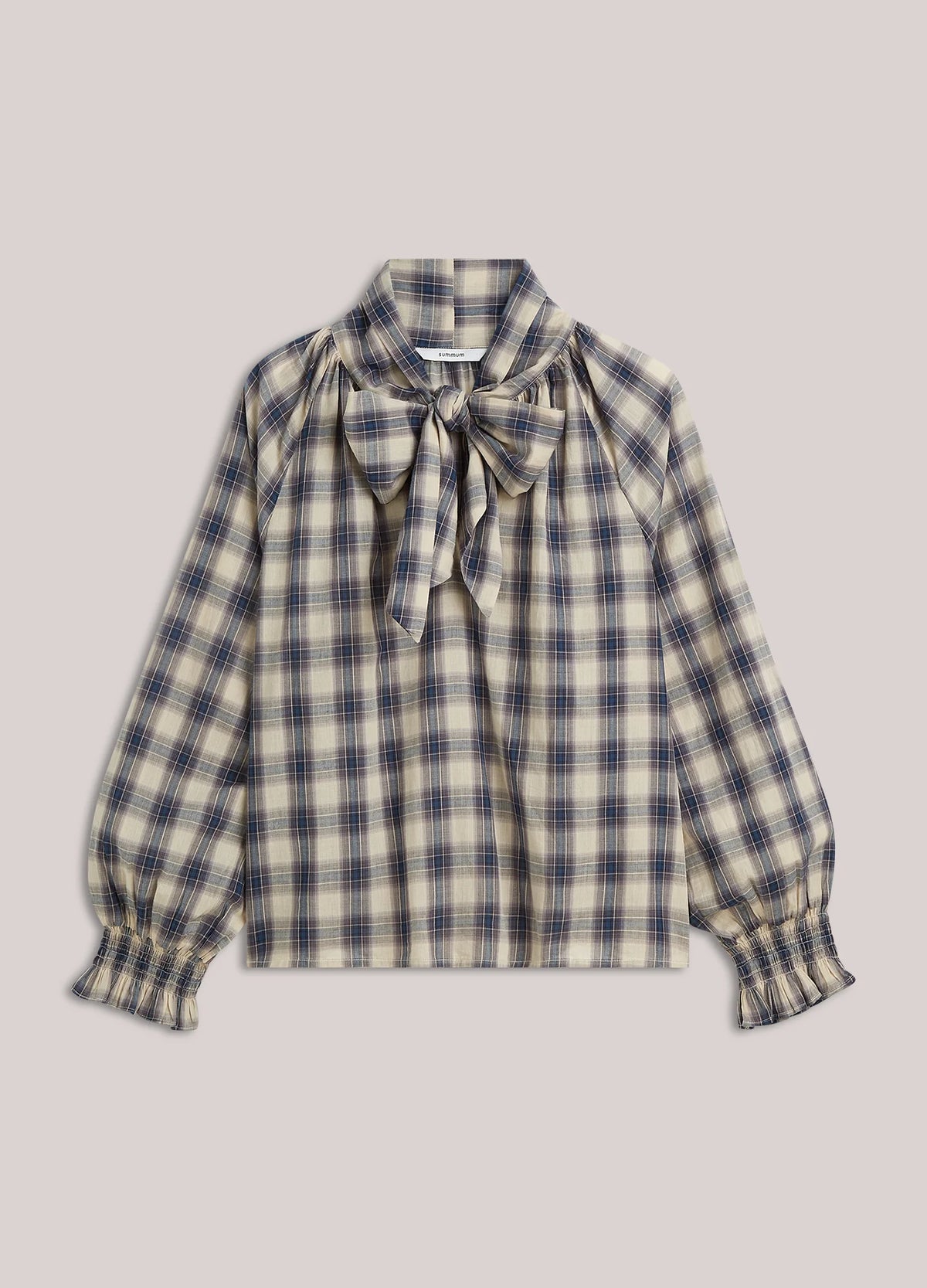 Summum Cotton top with a bow