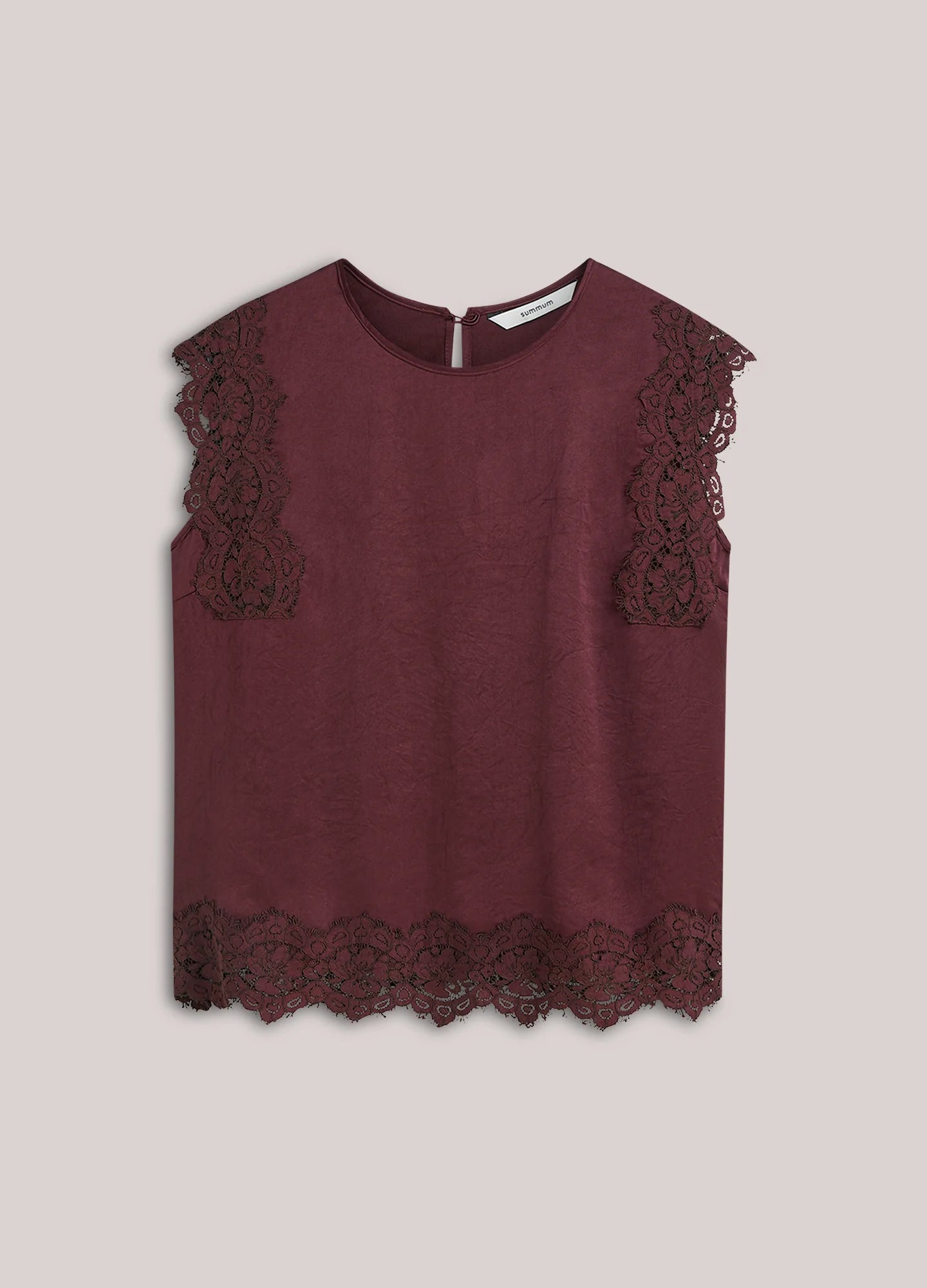Summmum Sleeveless top with lace