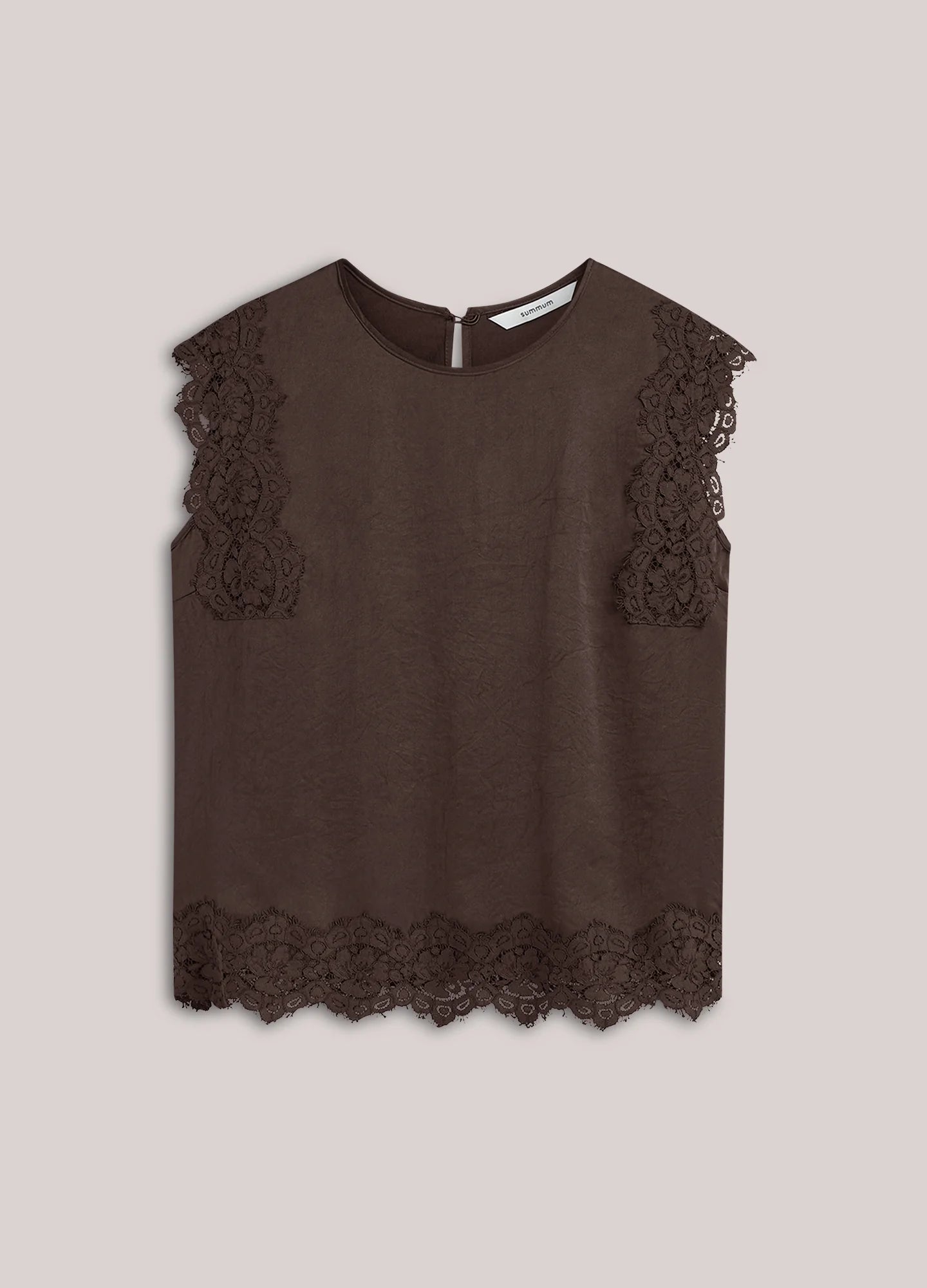 Summum Sleeveless top with lace