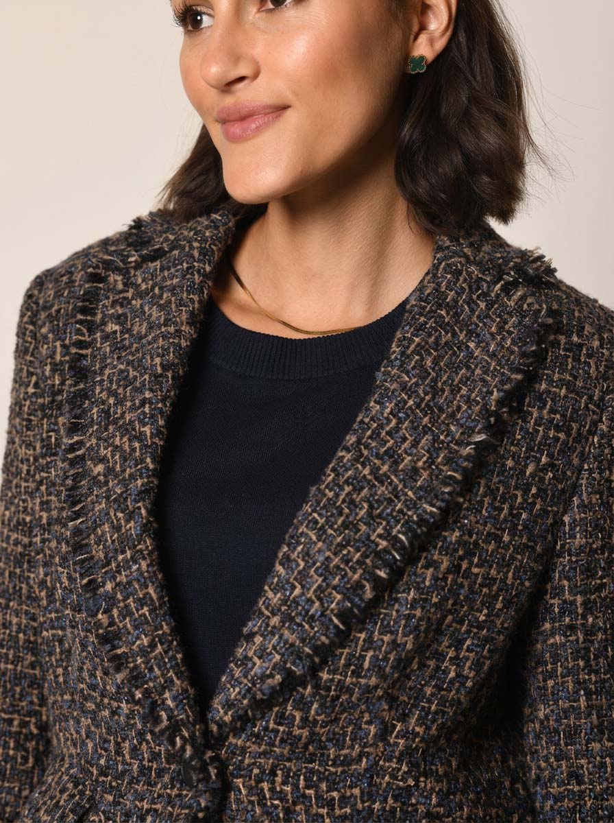 White Label Boucle Blazer