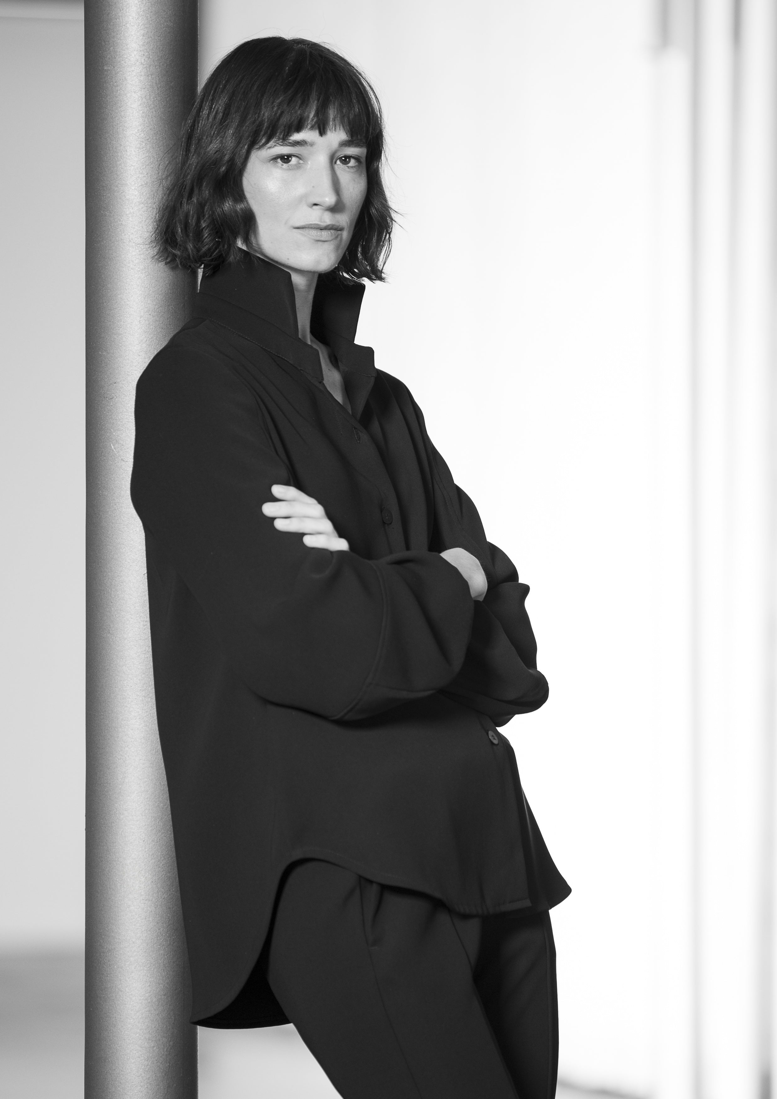 ANIA SCHIERHOLT BUTTON UP BLOUSE