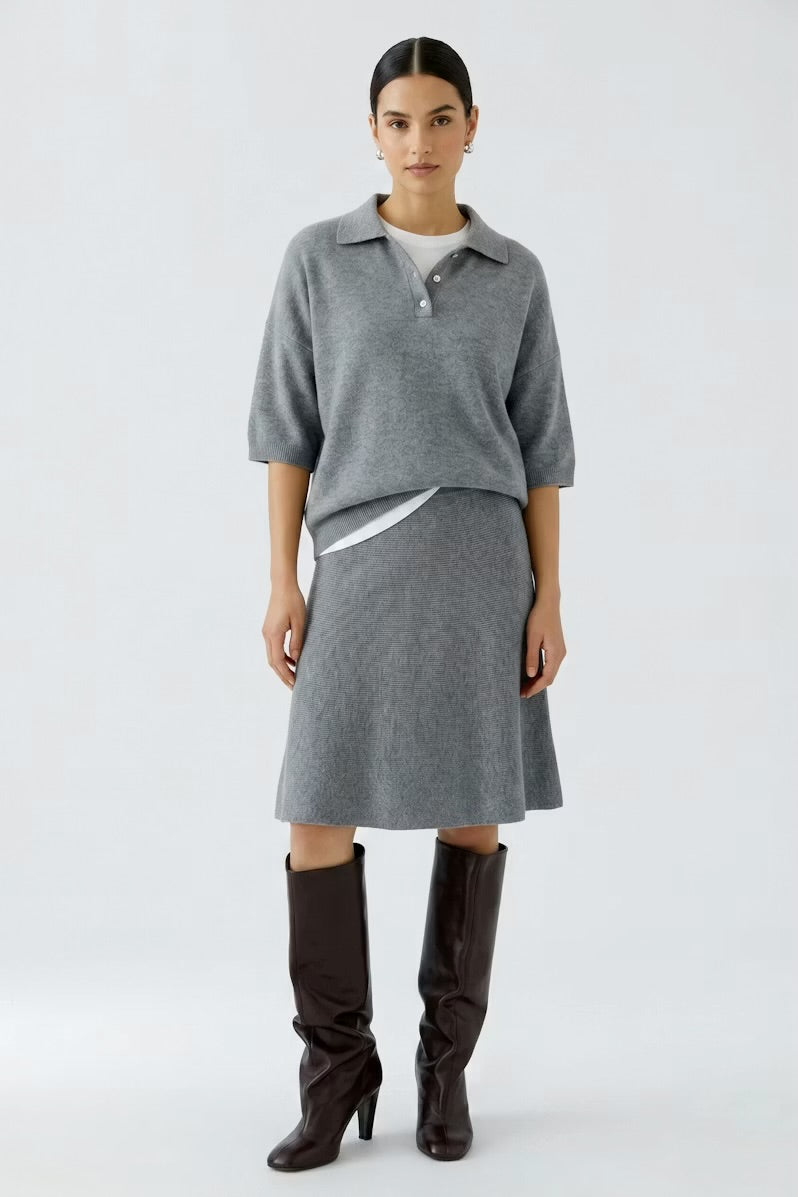 Oui pullover - steel grey
