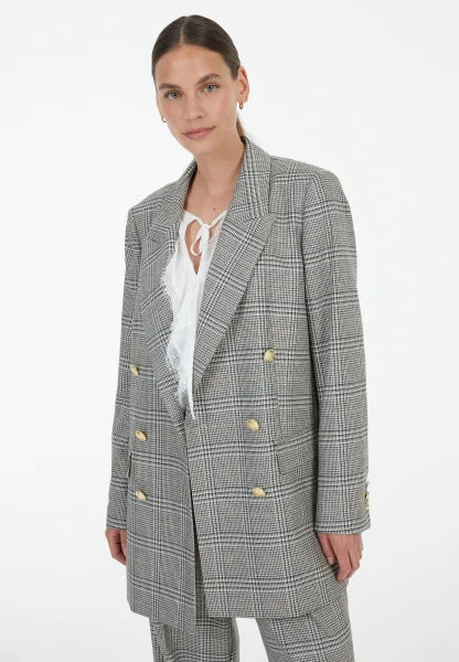 Marc Aurel Blazer with checked pattern