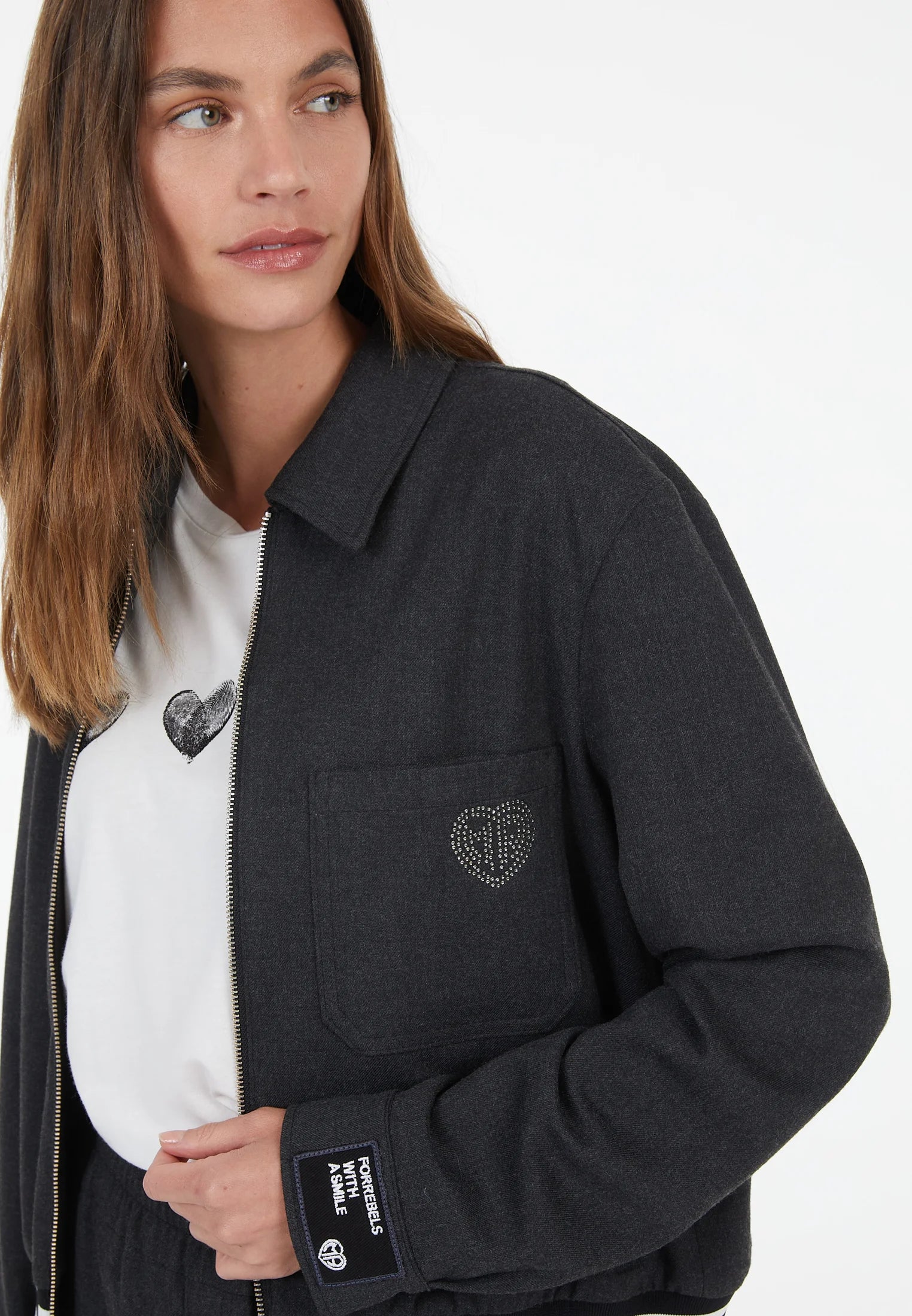 Marc Aurel Jacket with contrasting waistband