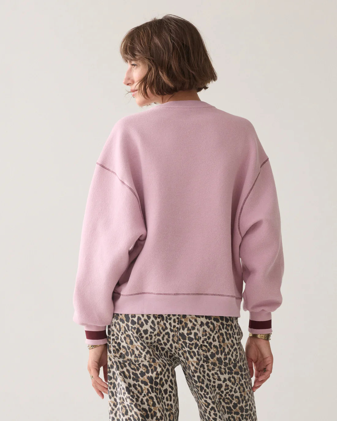Summum Oversized contrast jumper