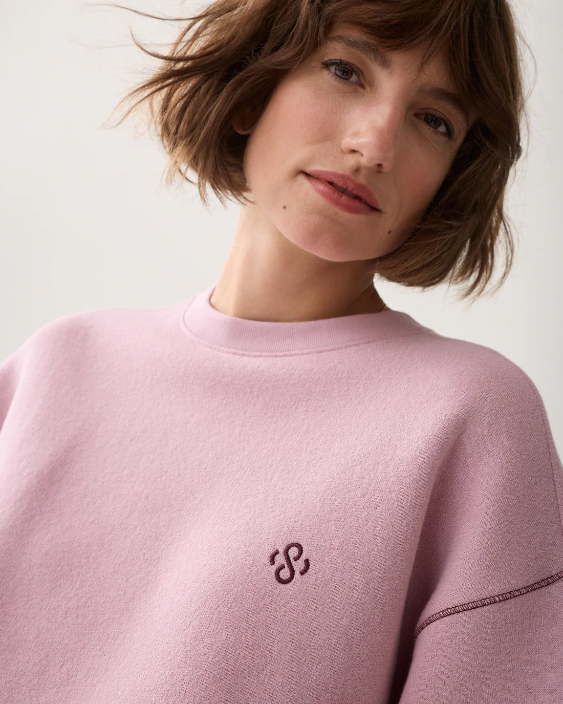 Summum Oversized contrast jumper