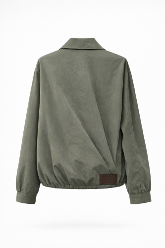LUJE Blaze pleated bomber jacket