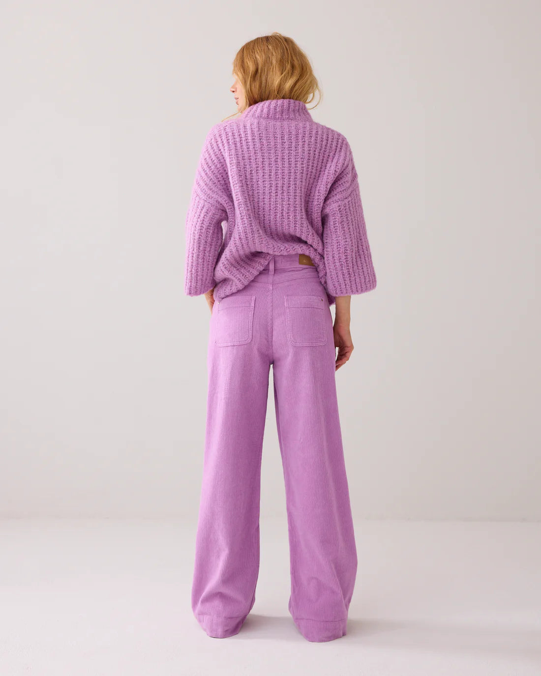 Summum Flared corduroy trousers