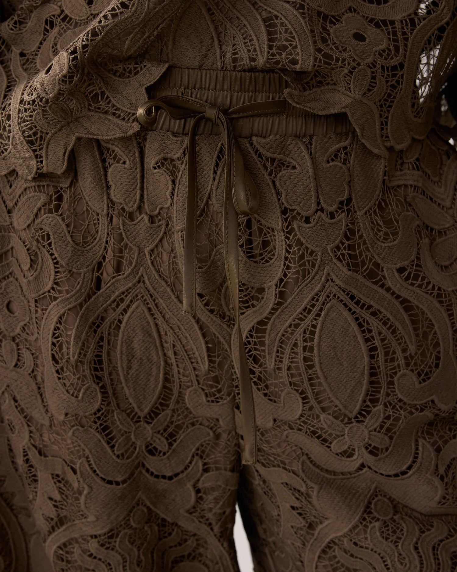 Summum Lined lace trousers