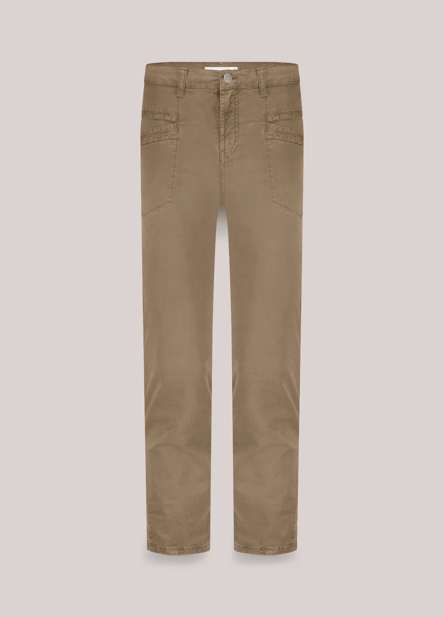 Summum Tapered trousers in peach finish