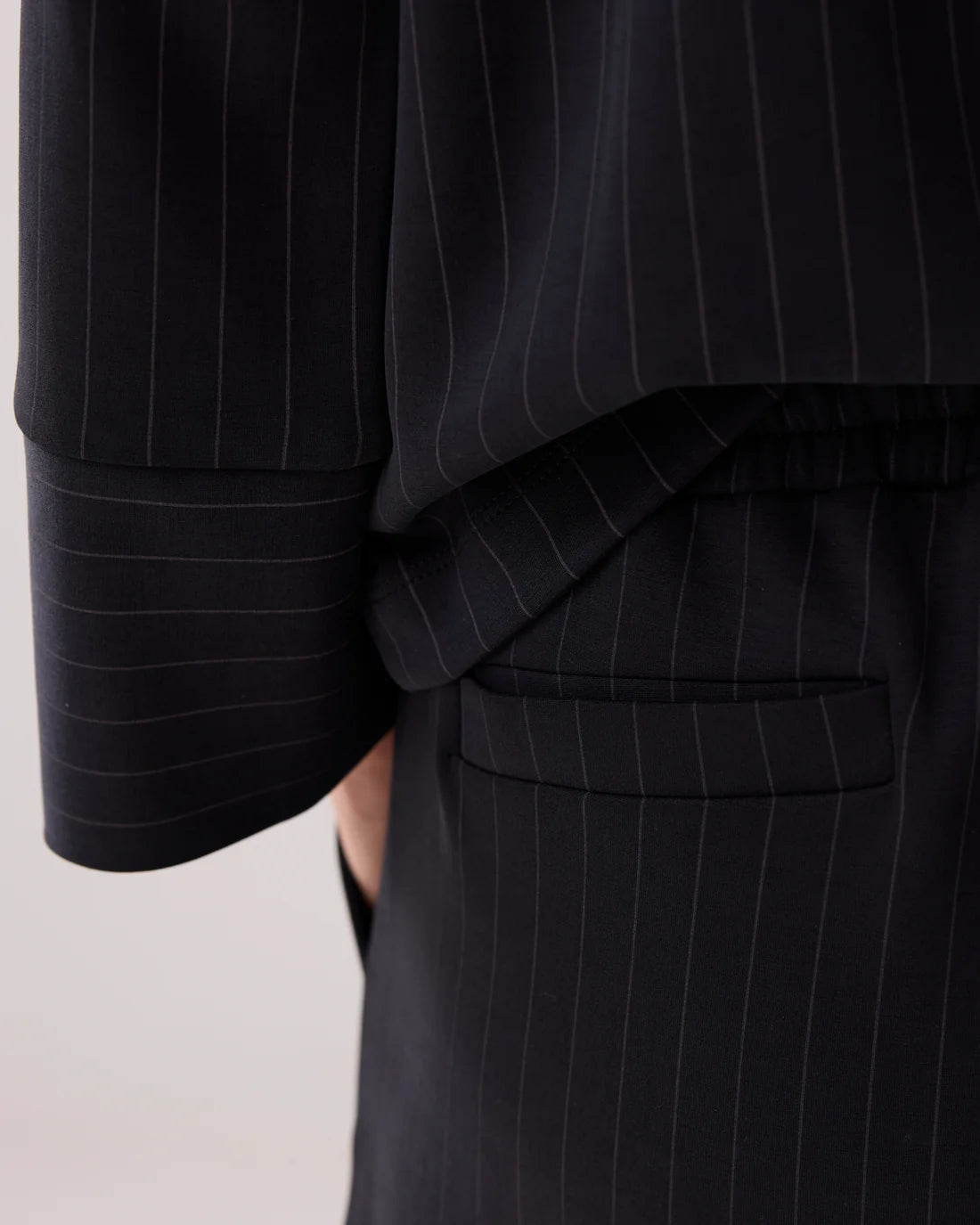 Summum Sporty trousers with pinstripe