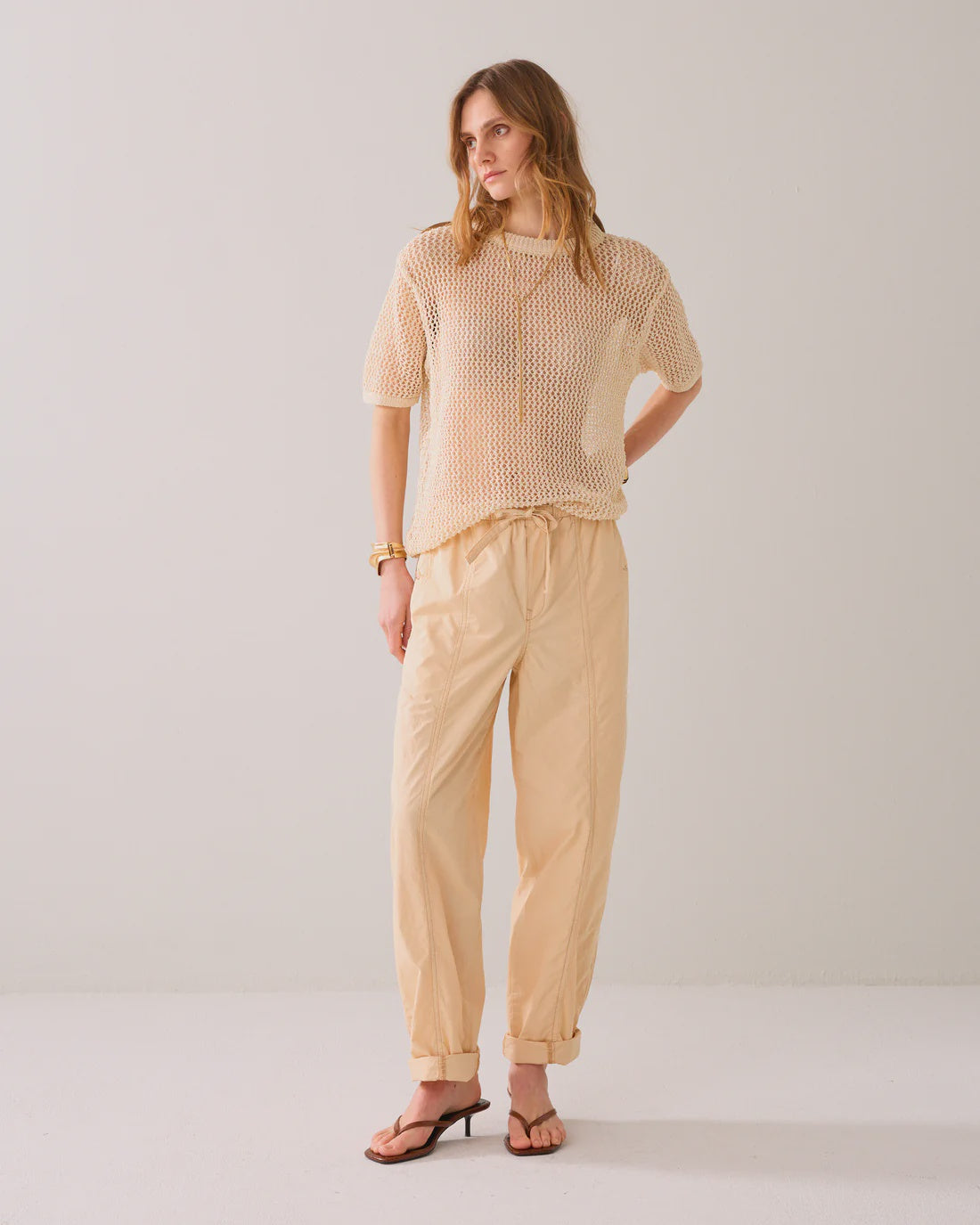 Summum Relaxed trousers in breezy cotton