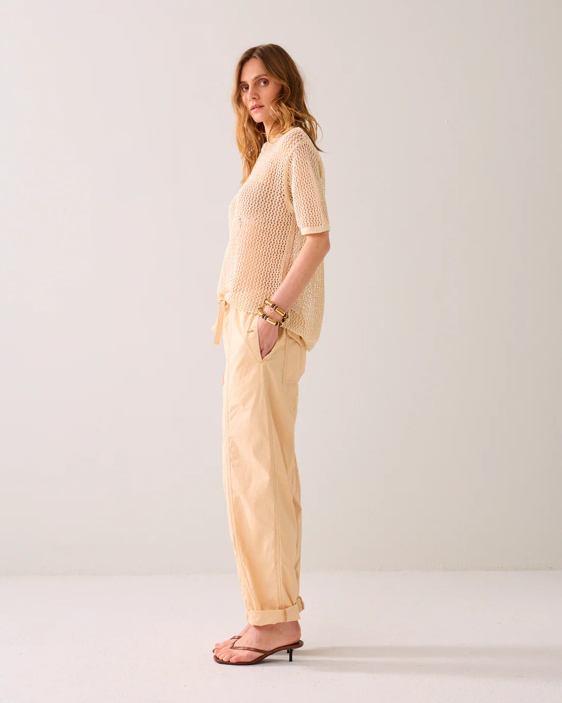 Summum Relaxed trousers in breezy cotton