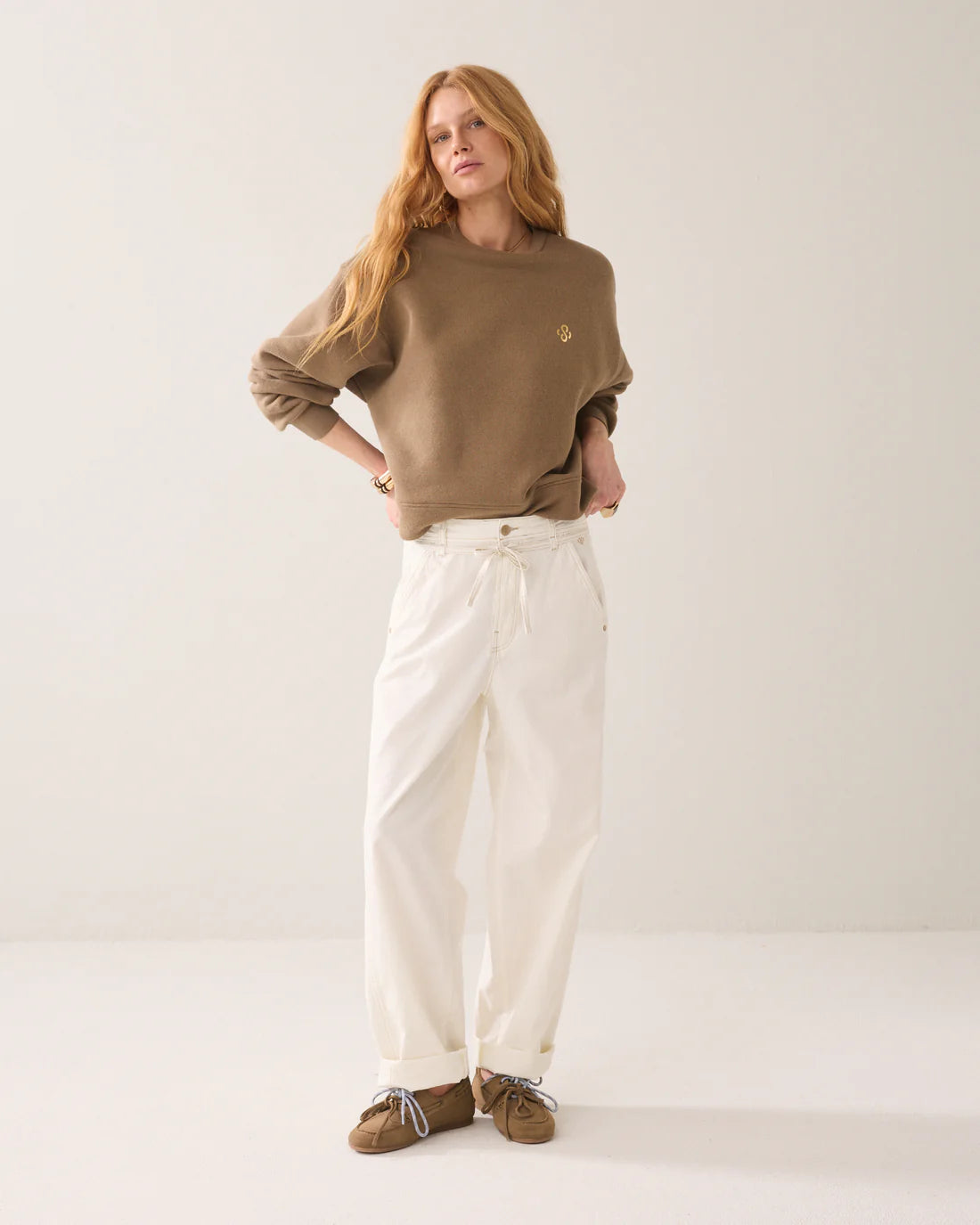 Summum Loose cocoon-fit trousers