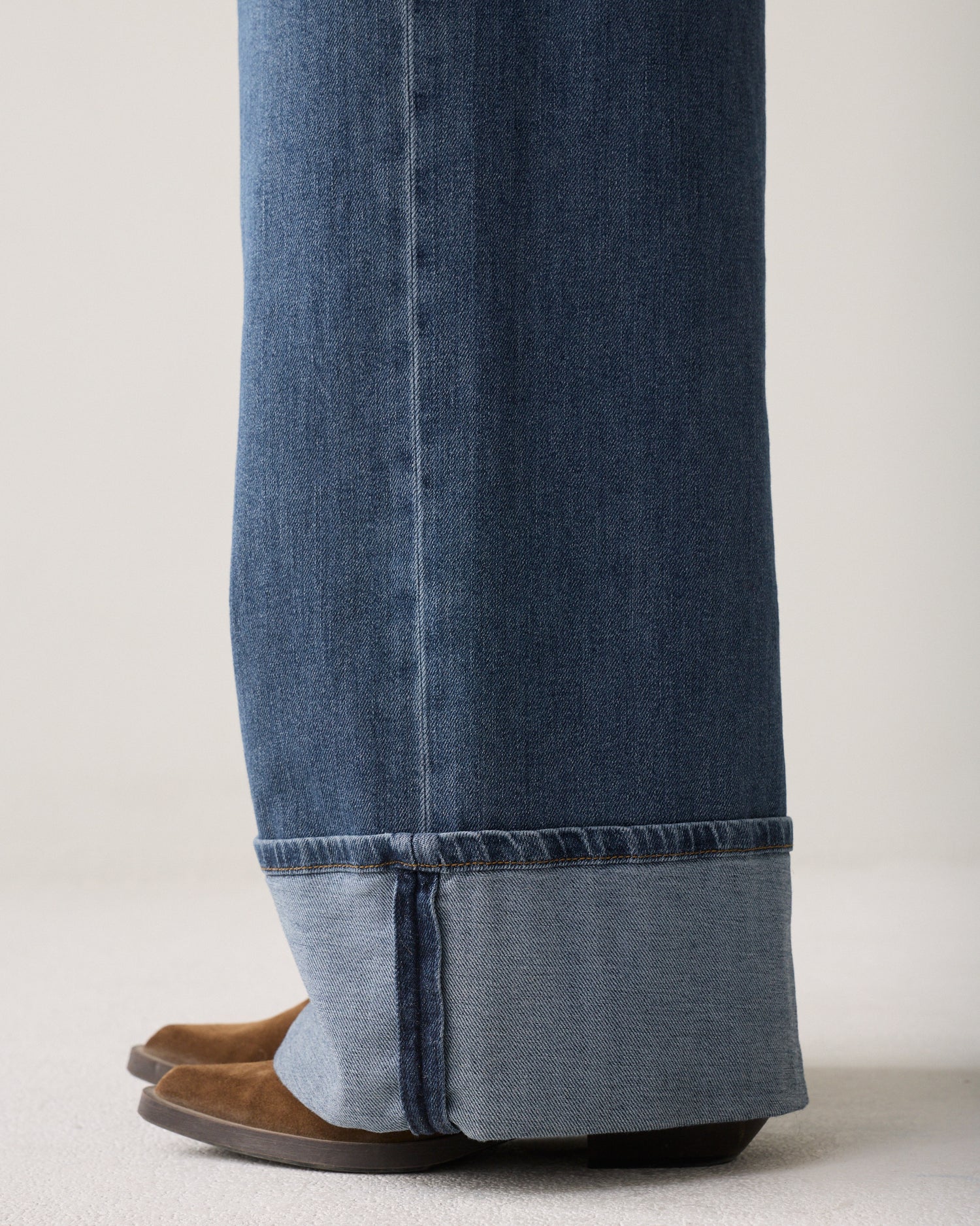 Summum Wide-leg jeans with turned-up legs