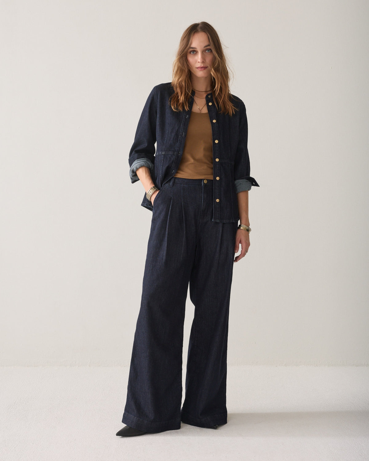 Summum Wide-leg jeans, rinse wash
