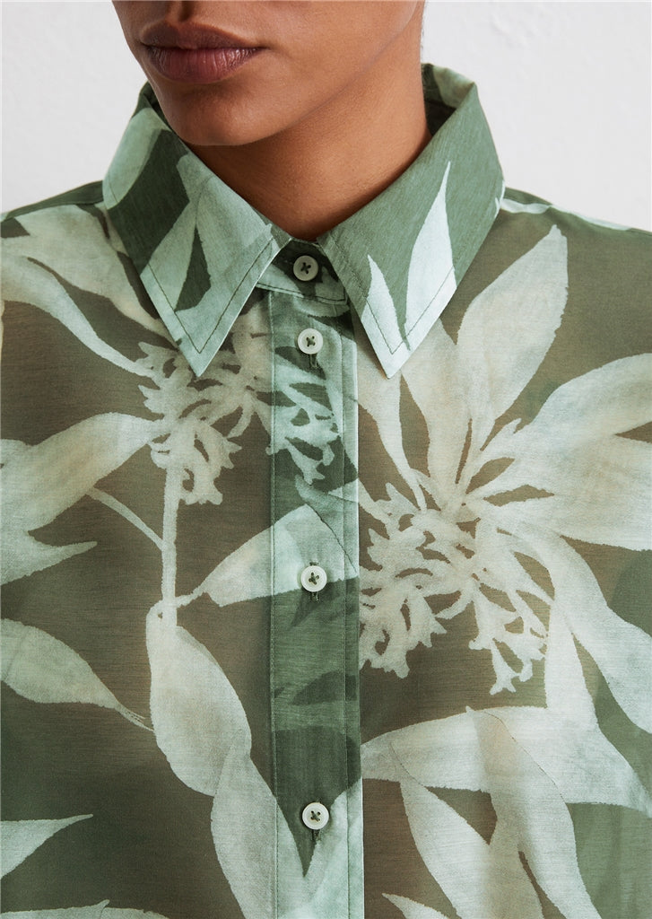 Marc O'Polo Print blouse regular with TENCEL™ Lyocell