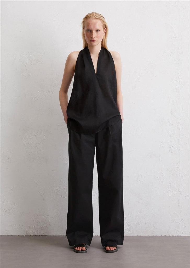 Marc O'Polo Sleeveless blouse top with draped back effect