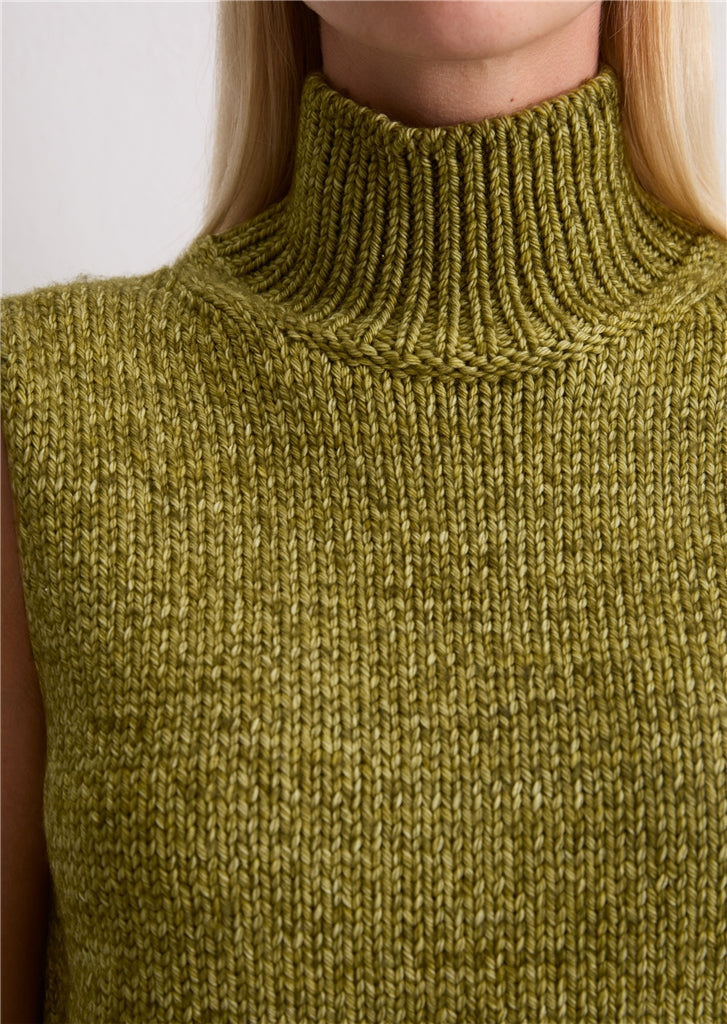 Marc O'Polo Sleeveless sweater loose made from pure merino wool