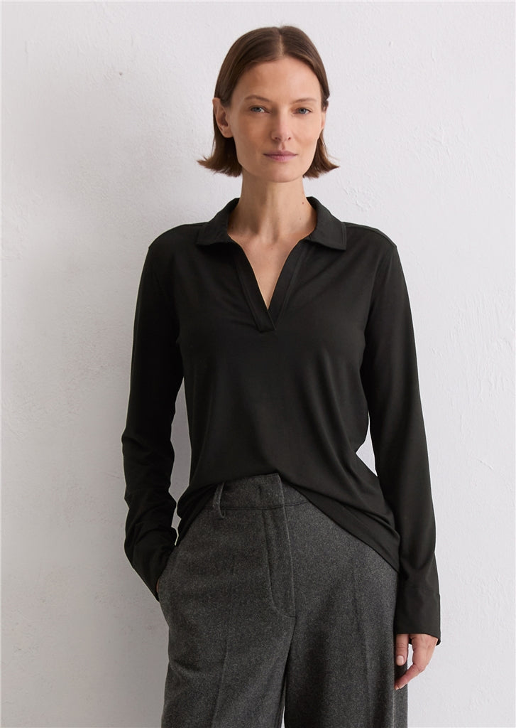 Marc O'Polo Regular polo-style jersey blouse