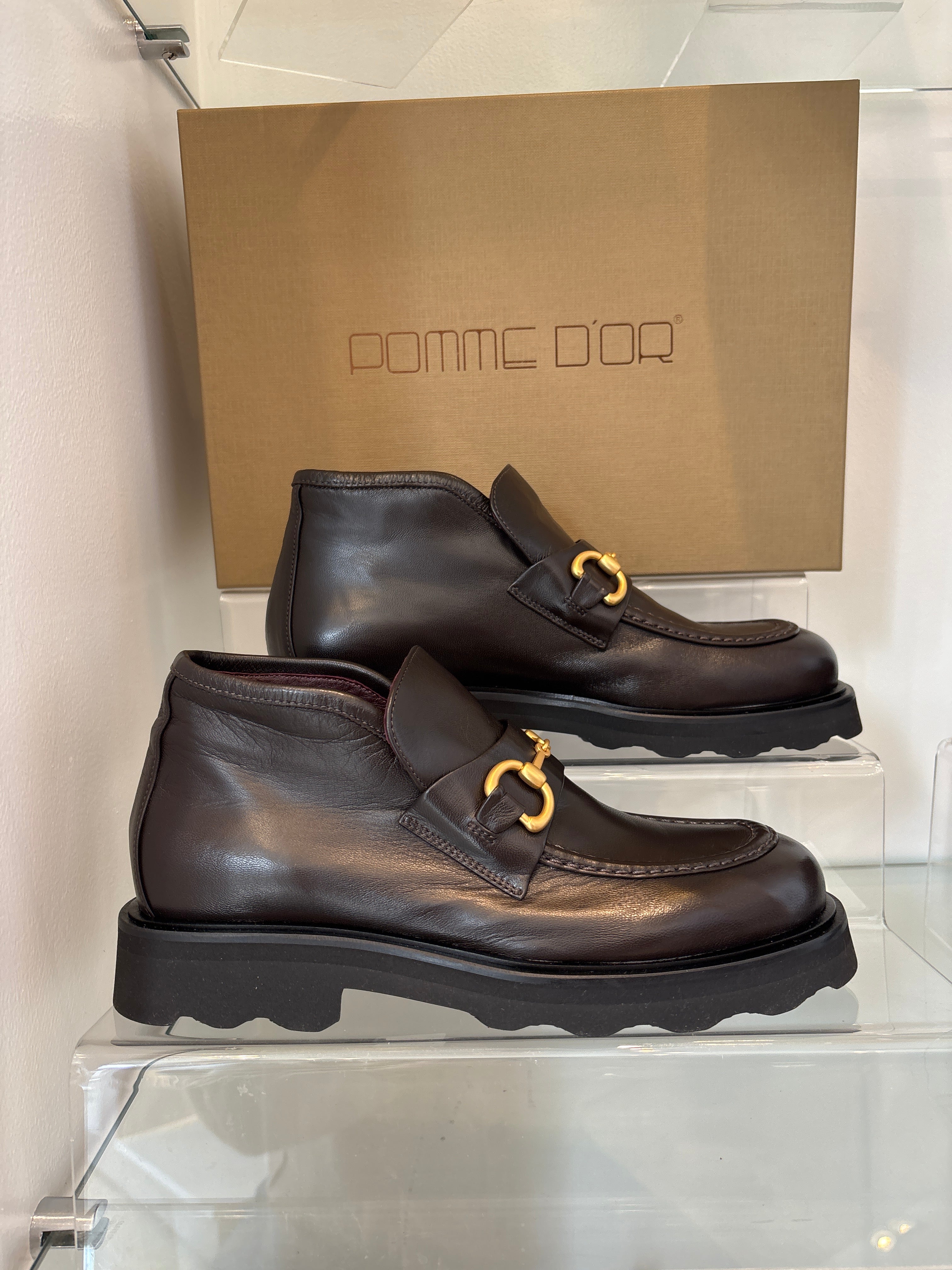 POMME D'OR Nicky Brown Leather