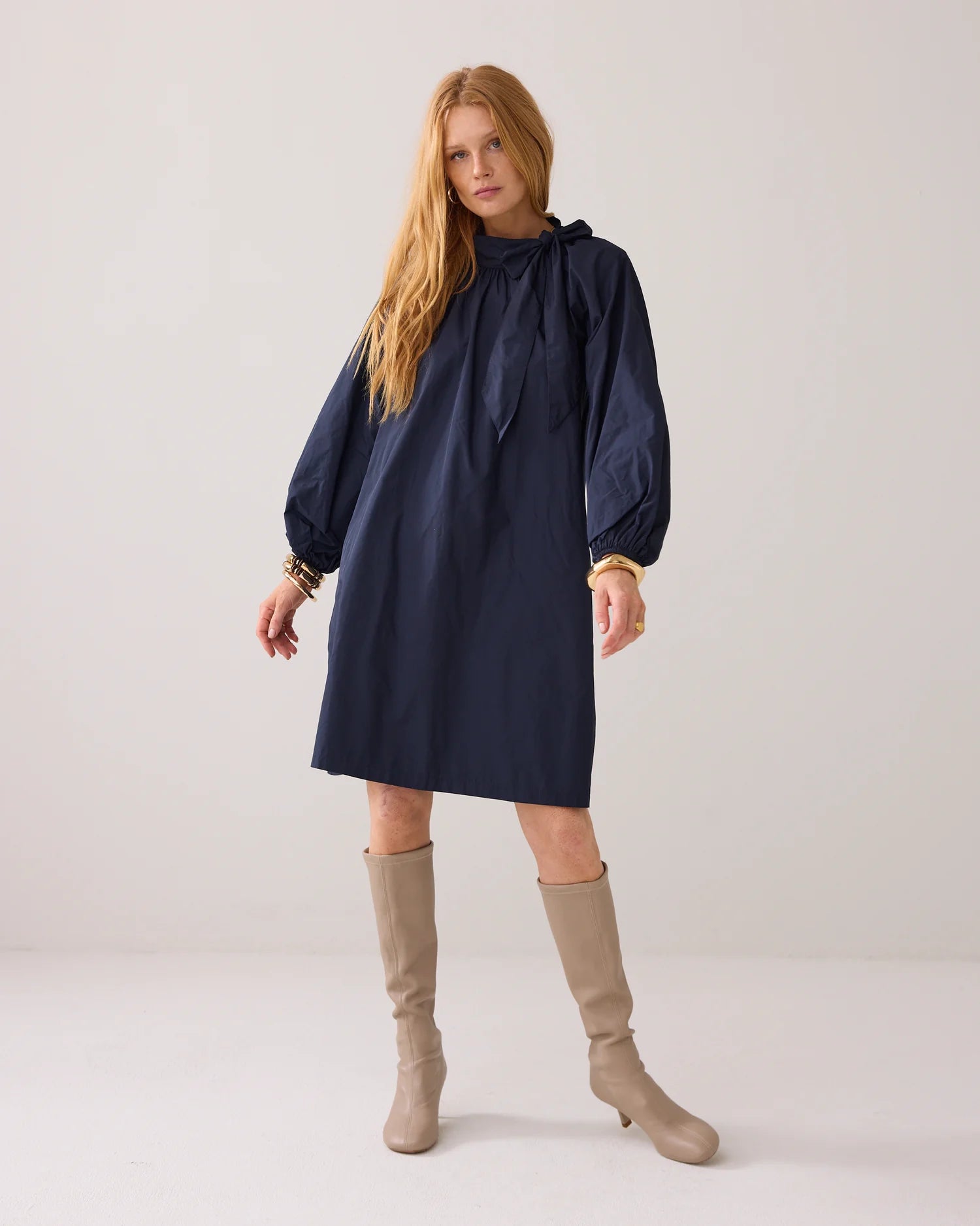 Summum A-line taffeta dress