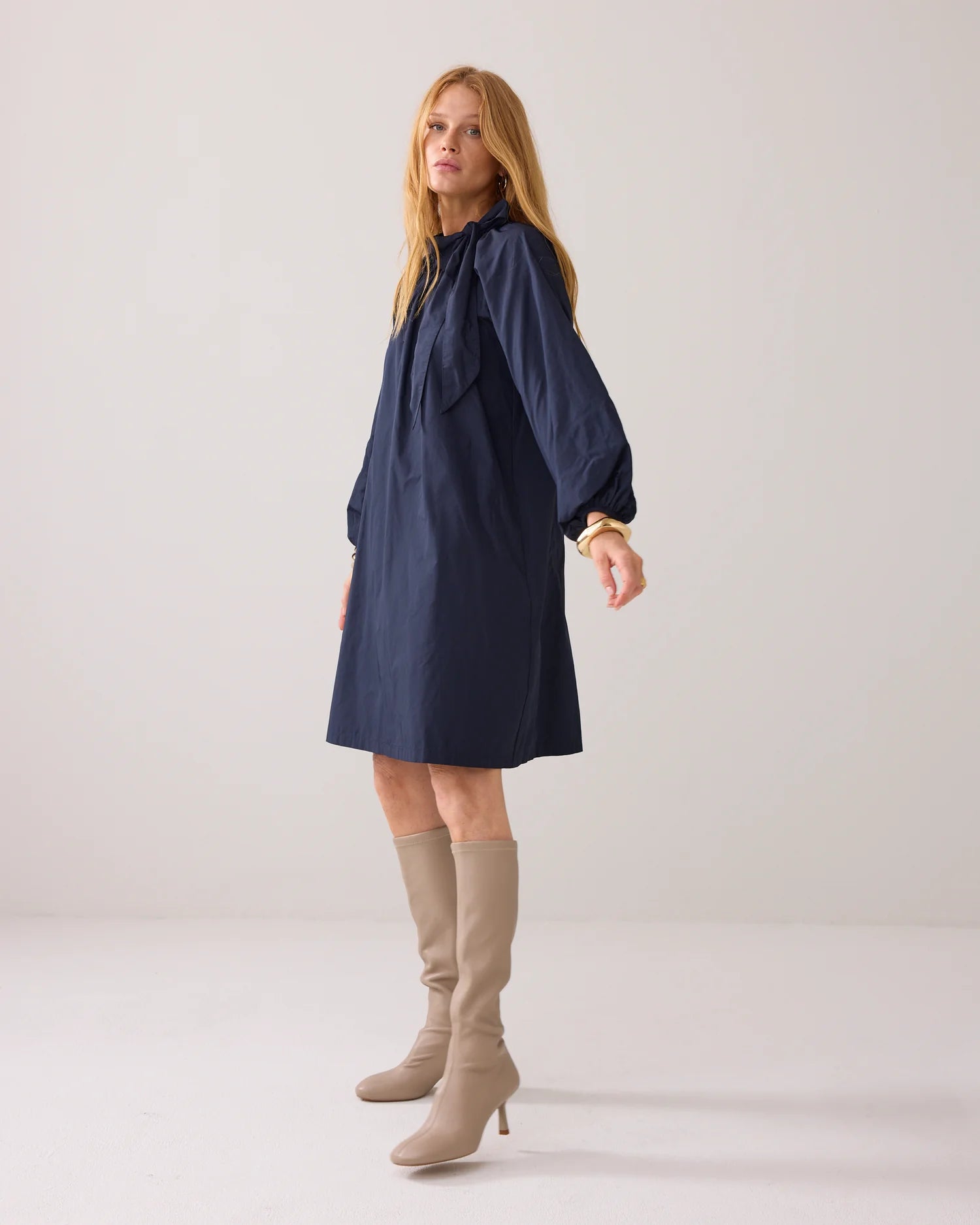 Summum A-line taffeta dress