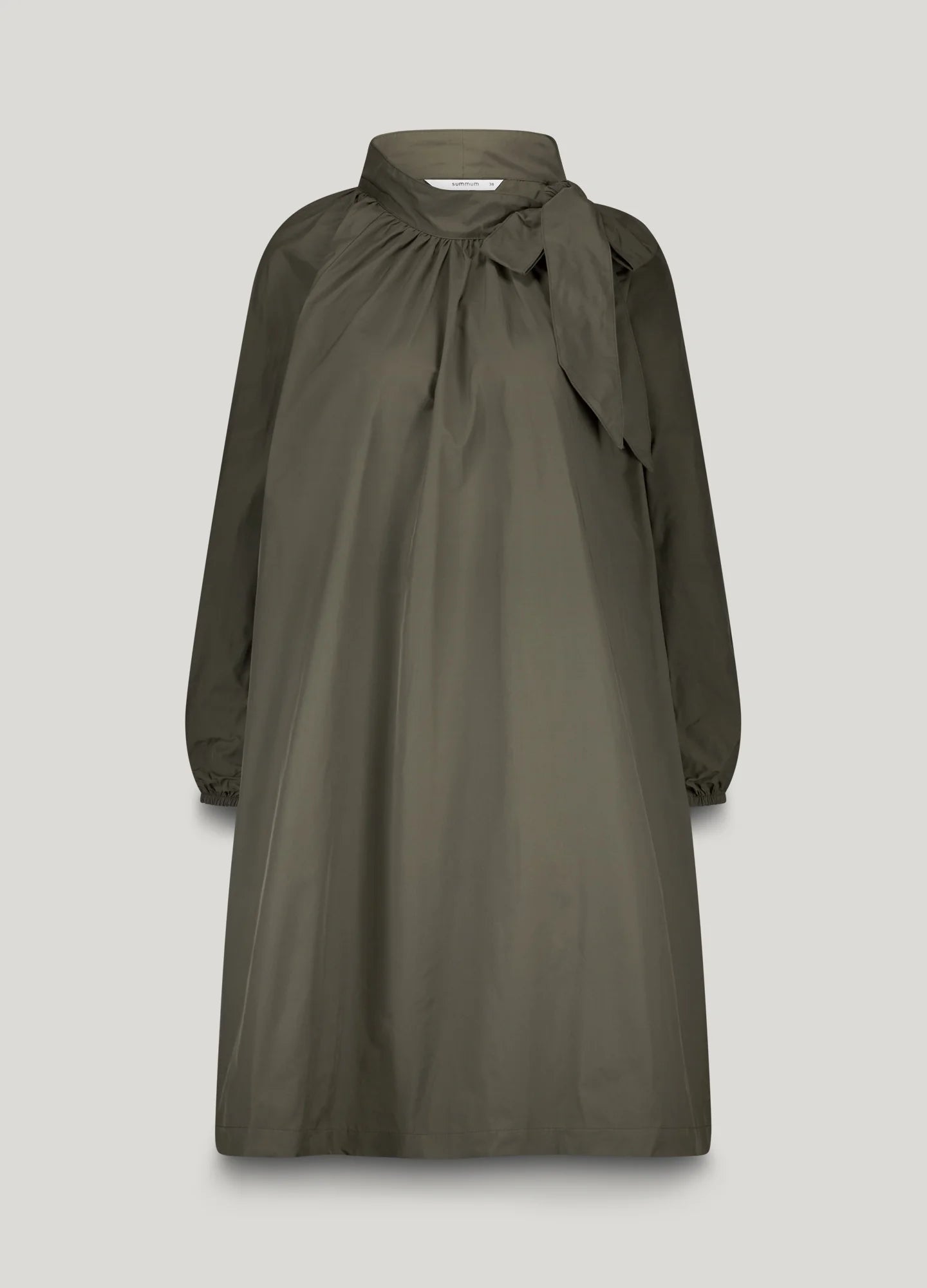 Summum A-line taffeta dress cameo